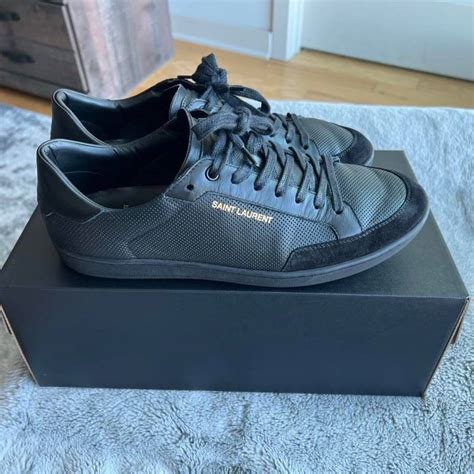 ysl black men's sneakers|Saint Laurent trainers for Men .